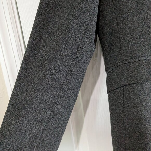 Alfani Women's Gray Two‑Button Blazer, Size 10, Notch Collar, Fully Lined - Picture 5 of 13